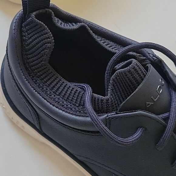NEW 7.5 ALDO NAVY BLUE NUBUCK ZERO GRAND STYLE WALBI FLEX CASUAL SHOES 7 1/2 main image 11